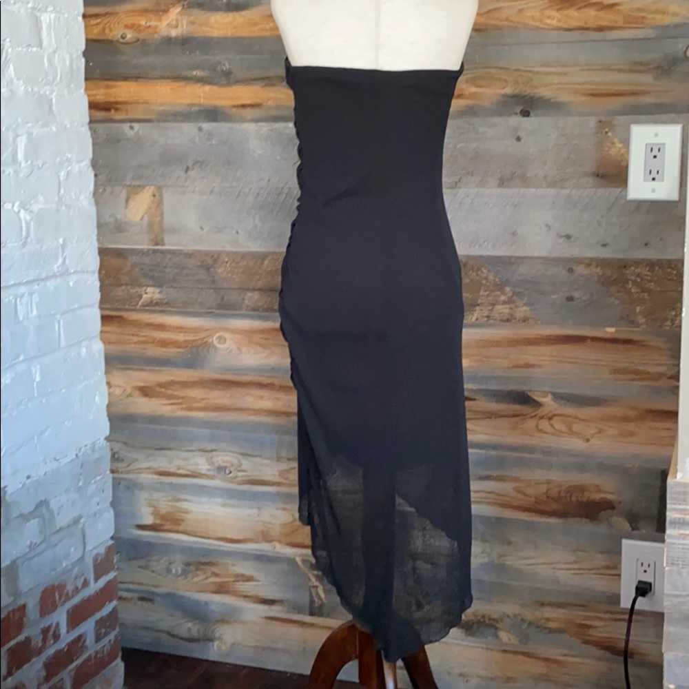 🛑BOGO‼️🆕💛⭐️🌙BLACK MIDI DRESS - Picture 3 of 6